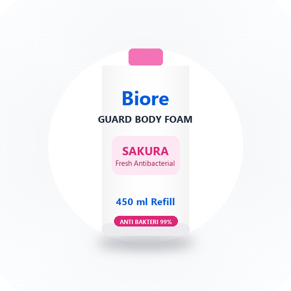 Biore Body Foam Sakura 450ml